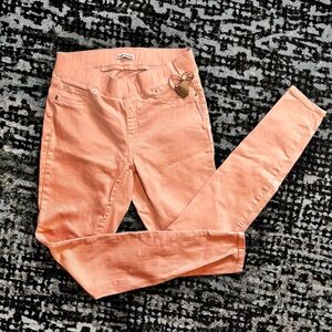 Spring Peach Skinny Pull on Jegging 8 Long